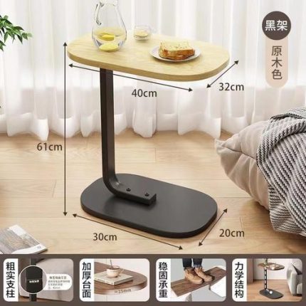 Wood Base Wood Top Side Table Modern Table Table For Living Room,Apartment