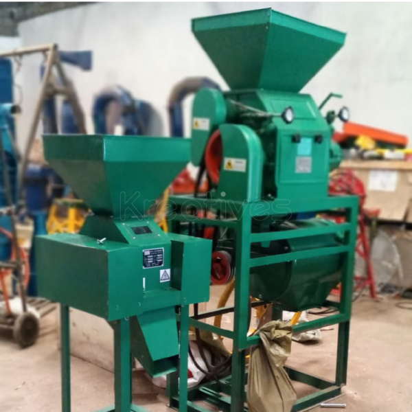 Grade 1 Roller Mills and Crusher with Stand 400Kg/hr | 6FY-30 Roller mill | 6FY-15 Precrusher